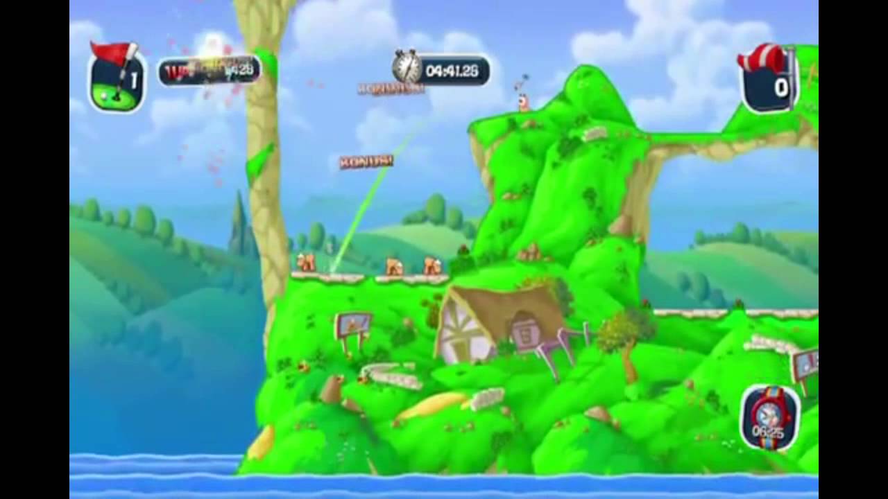 Worms Crazy Golf Trailer