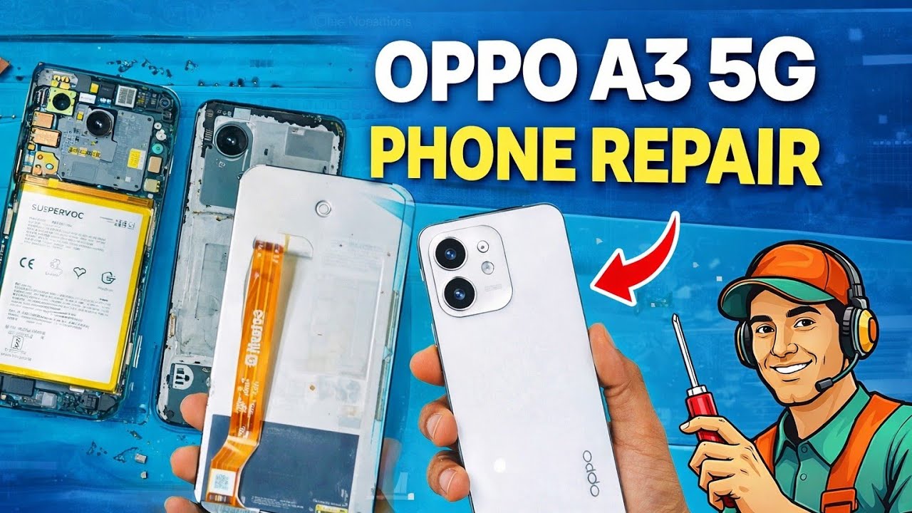 Oppo a3 5g display change /oppo a3 5g combo change