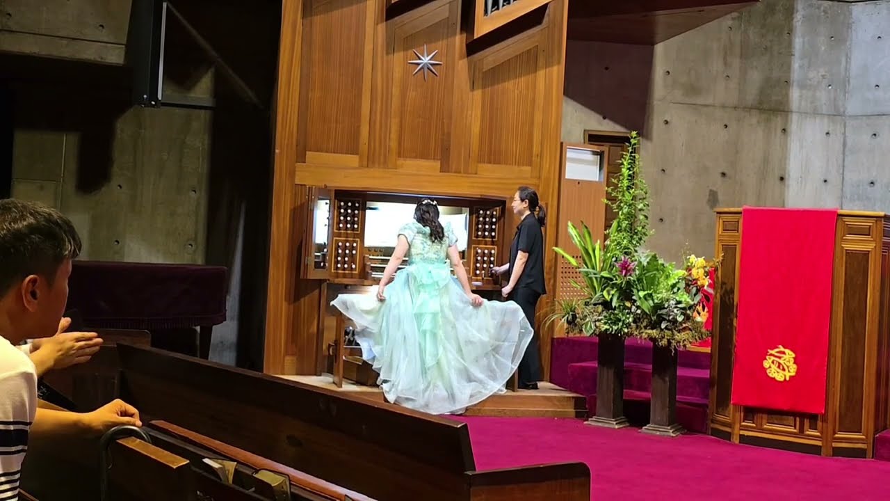 오르가니스트 #정진희, #파이프오르간 독주회2/2,  바이올린,정하나, 비에르네,피아졸라, 레거,교회실내풍경, 파이프오르간촬영, 바로크음악, #경동교회,  @WRD-TV