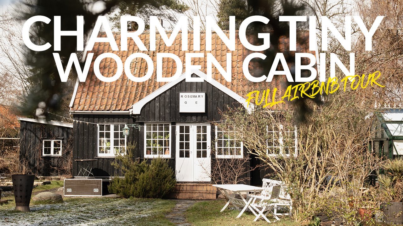 Touring the MOST CHARMING TINY WOODEN CABIN in Copenhagen | Full Airbnb Tour
