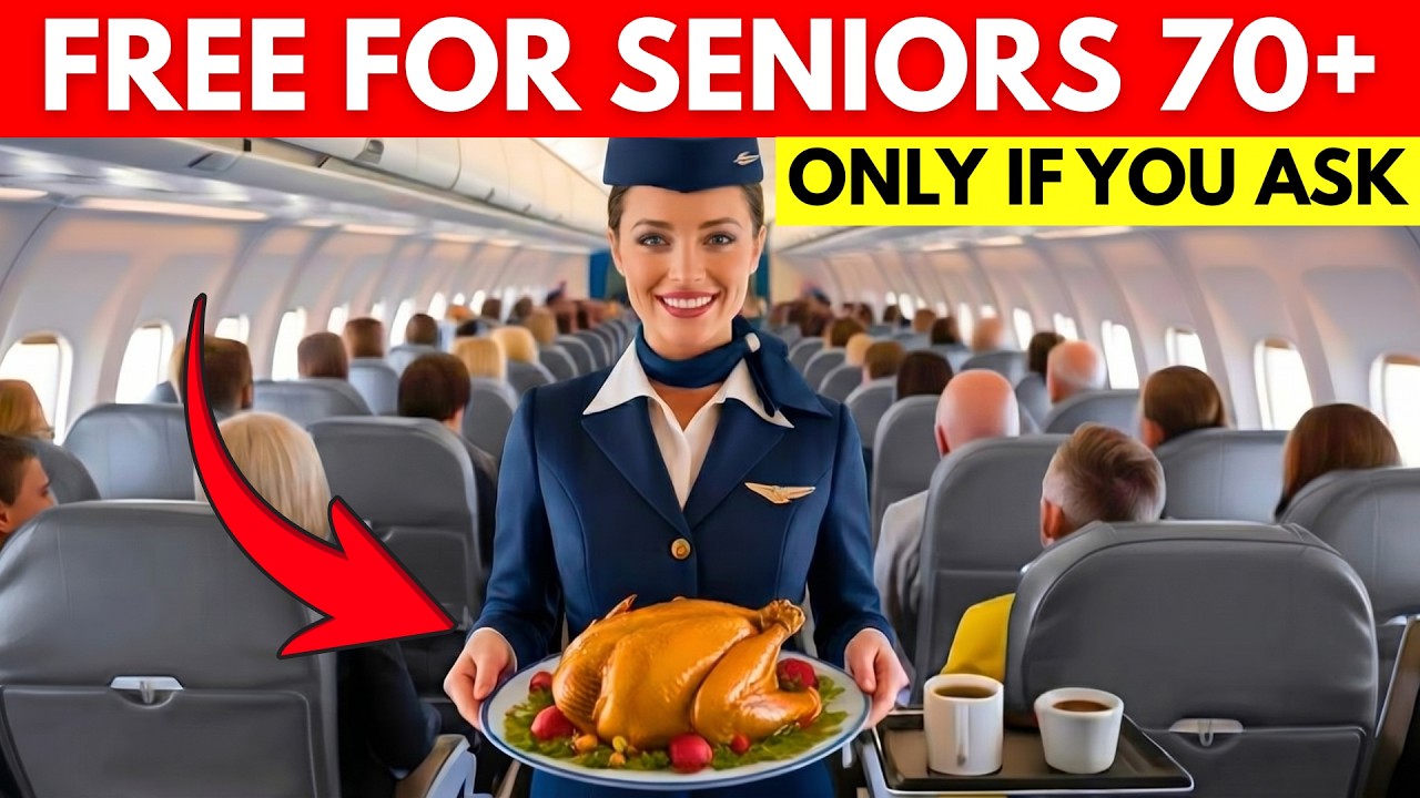 21 FREE Things Senior Travellers (70+) Should ALWAYS Ask For On a Flight