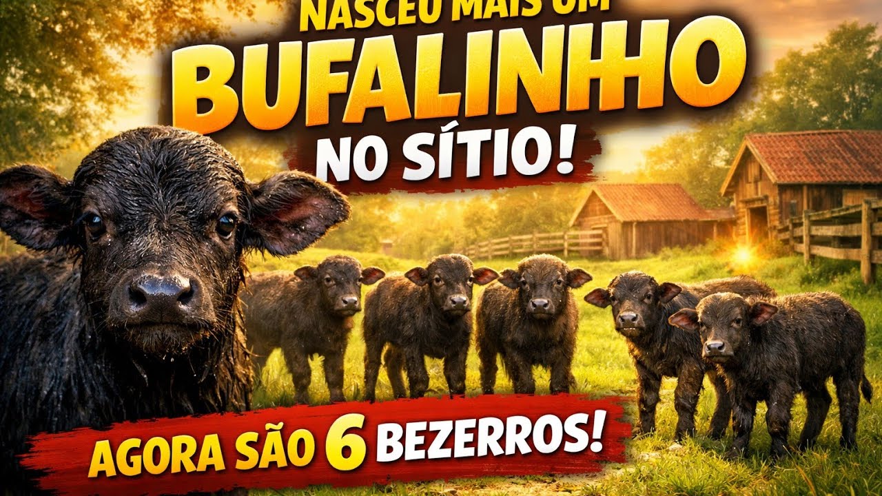 Nasceu mais um bufalinho 😍