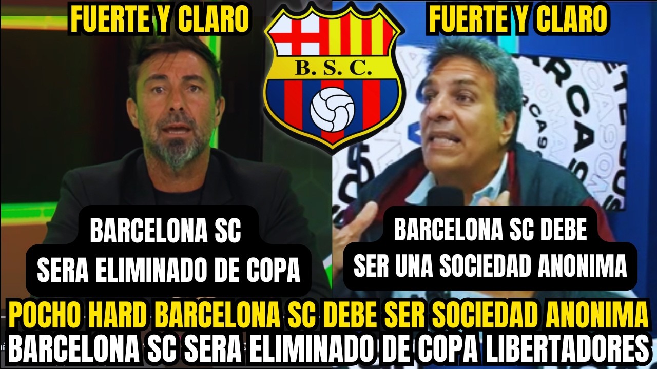 🚨 ESCÁNDALO BARCELONA SC ¿SERÁ ELIMINADO DE LIBERTADORES POCHO HARB EXPLOTA