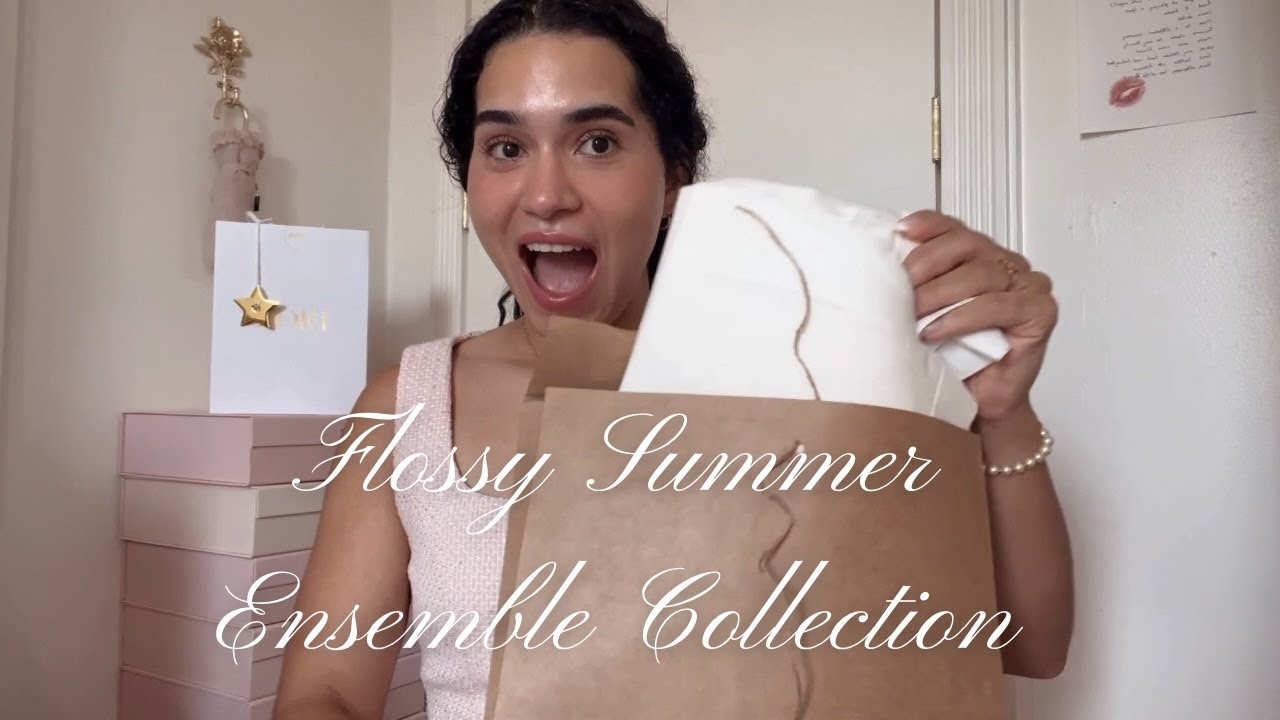 Summer try on haul + the BEST surprise!! | Flossy by Freddy ~Summer Ensemble~ ☁️🤍