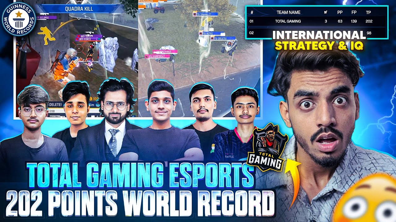 TOTAL GAMING ESPORTS 202 Points World Record🔥 | TOTAL GAMING ESPORT INTERNATIONAL Strategy BREAKDOWN