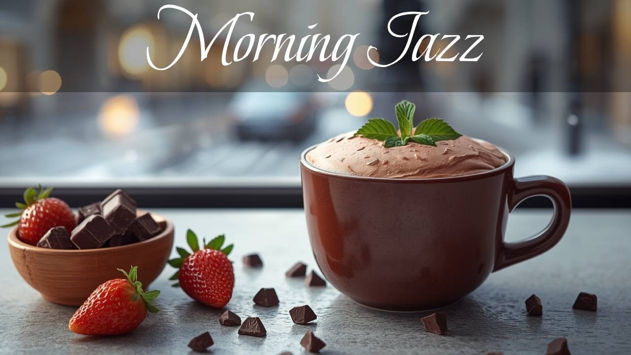 Morning Cafe Jazz ☕ Positive Energy Jazz Piano & Smooth Bossa Nova Instrumental for Relax  Good Mood