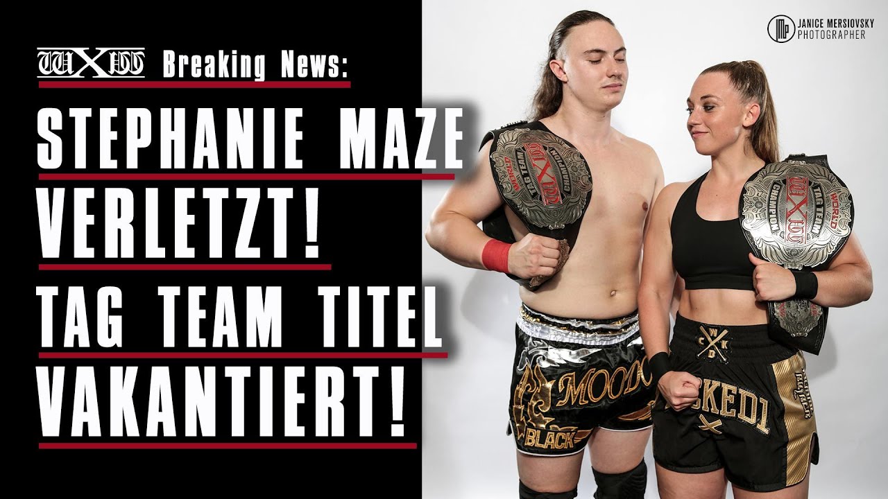 Moodo und Maze vakantieren die wXw Tag Team Titel