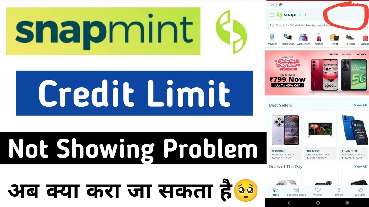 Snapmint Limit Not Showing 😞 | Snapmint Limit Locked | Snapmint No Credit Limit😭