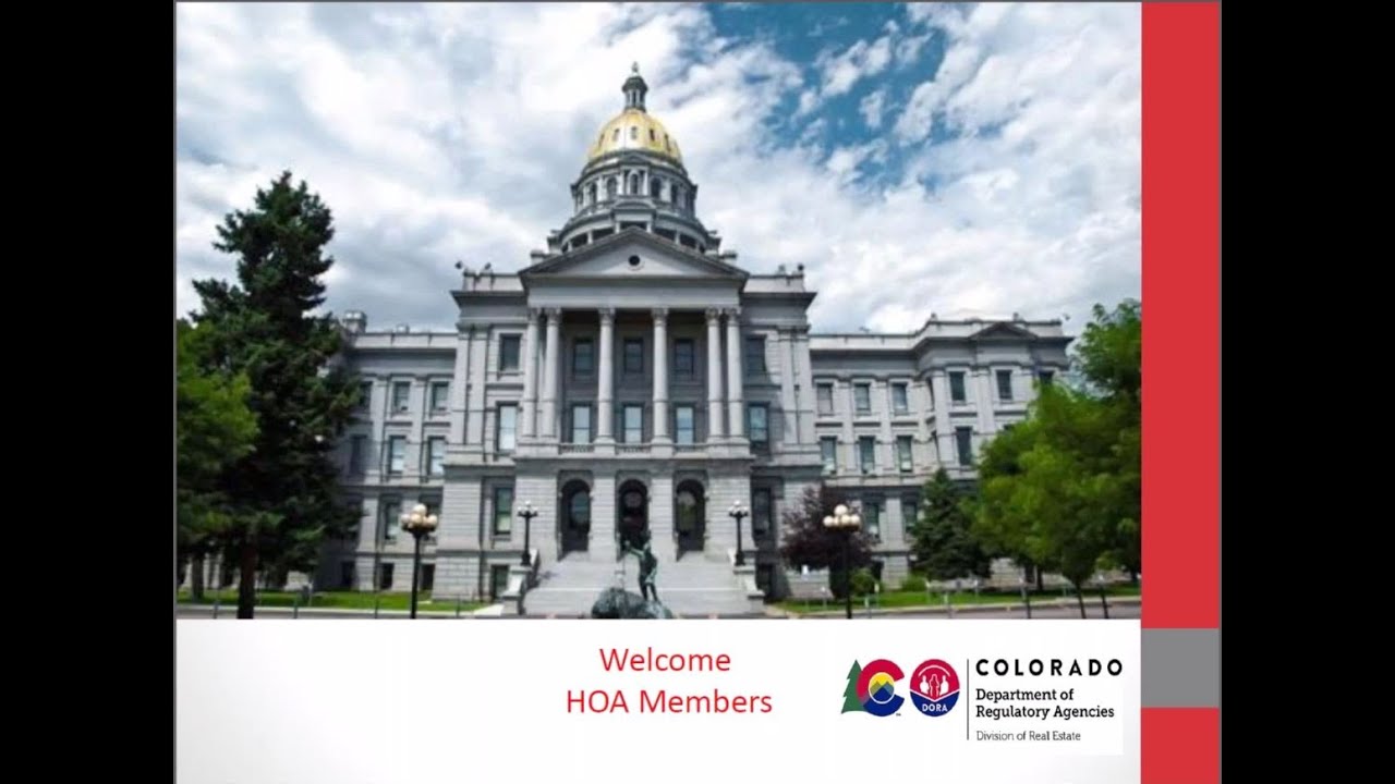 A Review of Legislation Affecting HOAs - A Webinar from The HOA Information & Resource Center