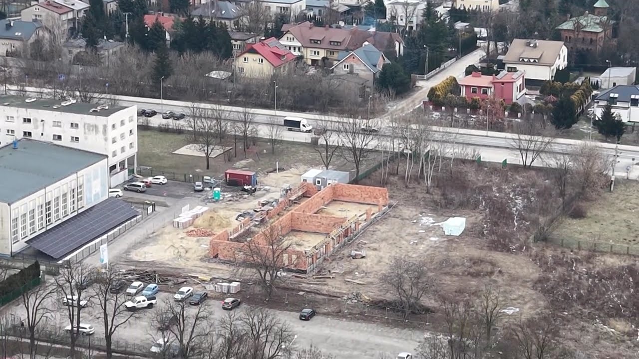 Łowicz z drona i samolot. 16.02.2026. Surowy plik bez montażu.