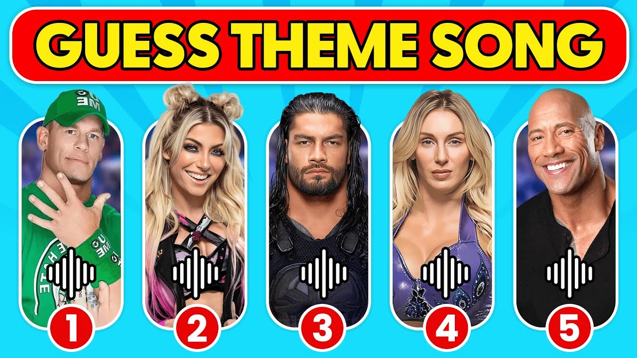 Главный вызов: угадаете все музыкальные темы WWE? 🎶✅🔊