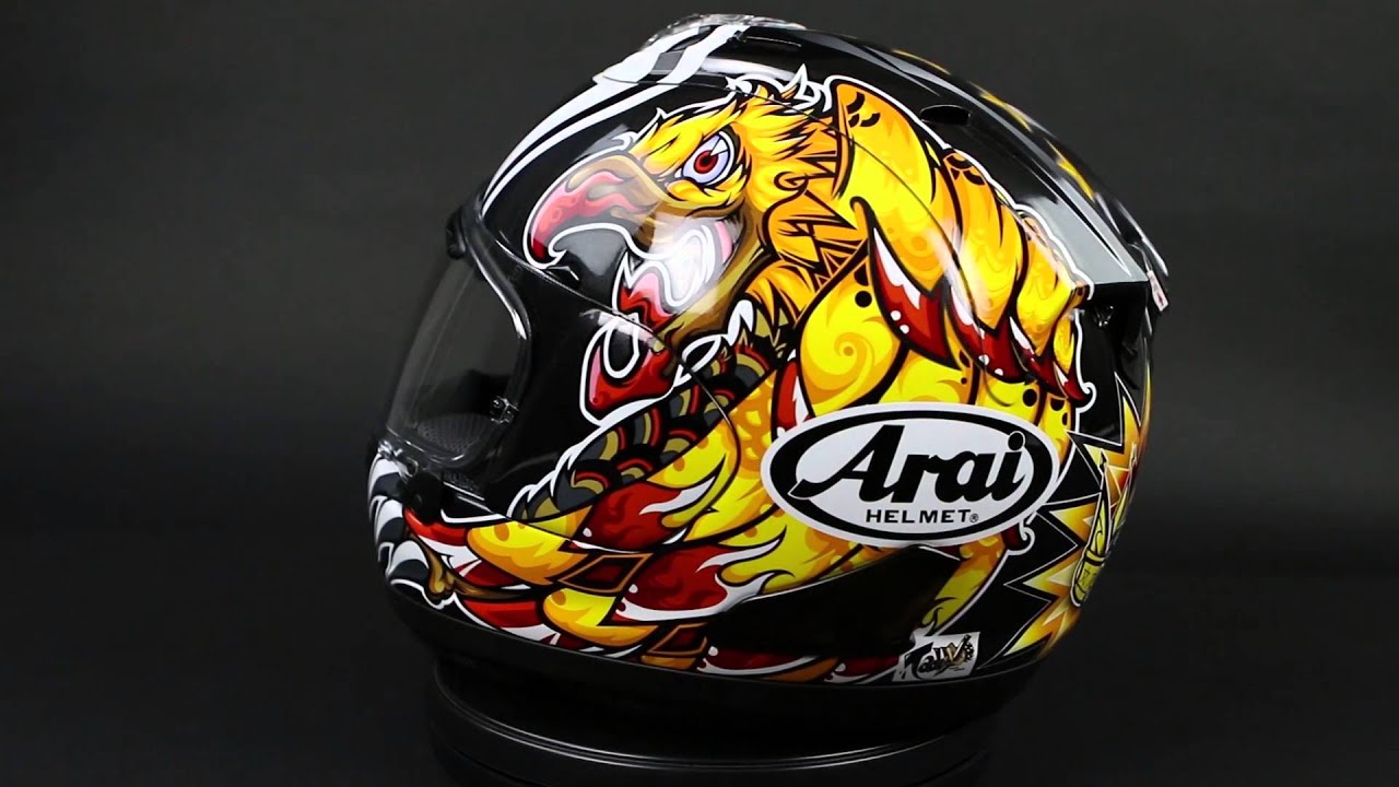 Arai Corsair-X Katsuyuki Nakasuga Replica Helmet 360 View