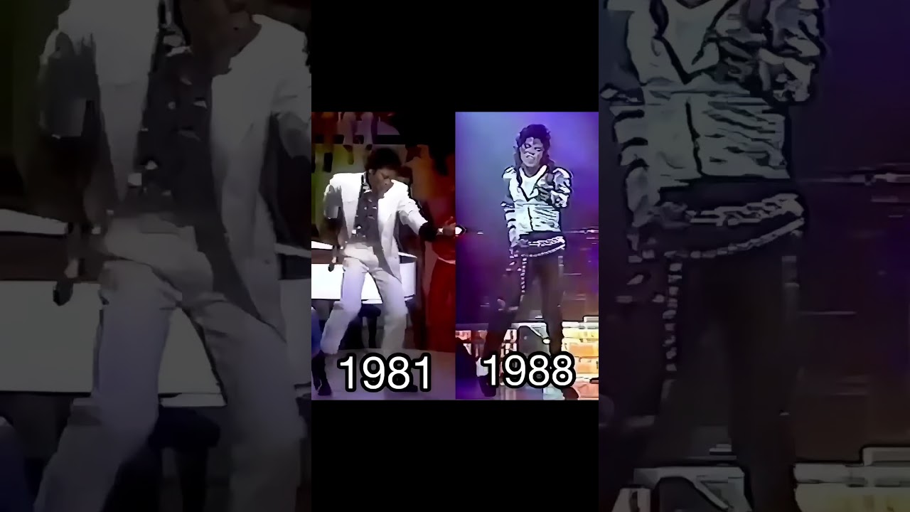 MICHAEL JACKSON ROCK WITH YOU EVOLUTION 1981 VS 1988 ✨