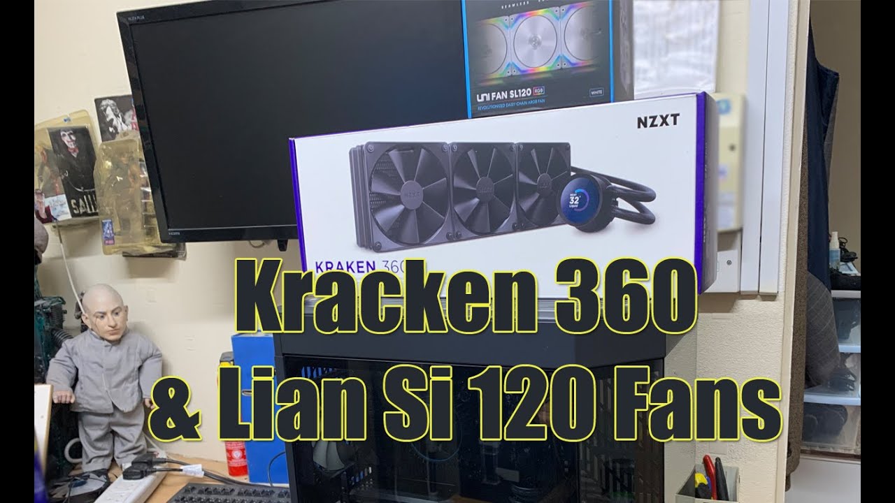 NZXT Kracken 360 & Lian Si SL120 Fans Installation