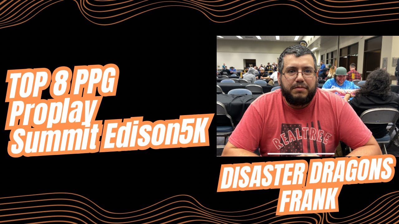 Yugioh PPG Pro play summit Edison 5K Top 8 Disaster Dragons by Frank!