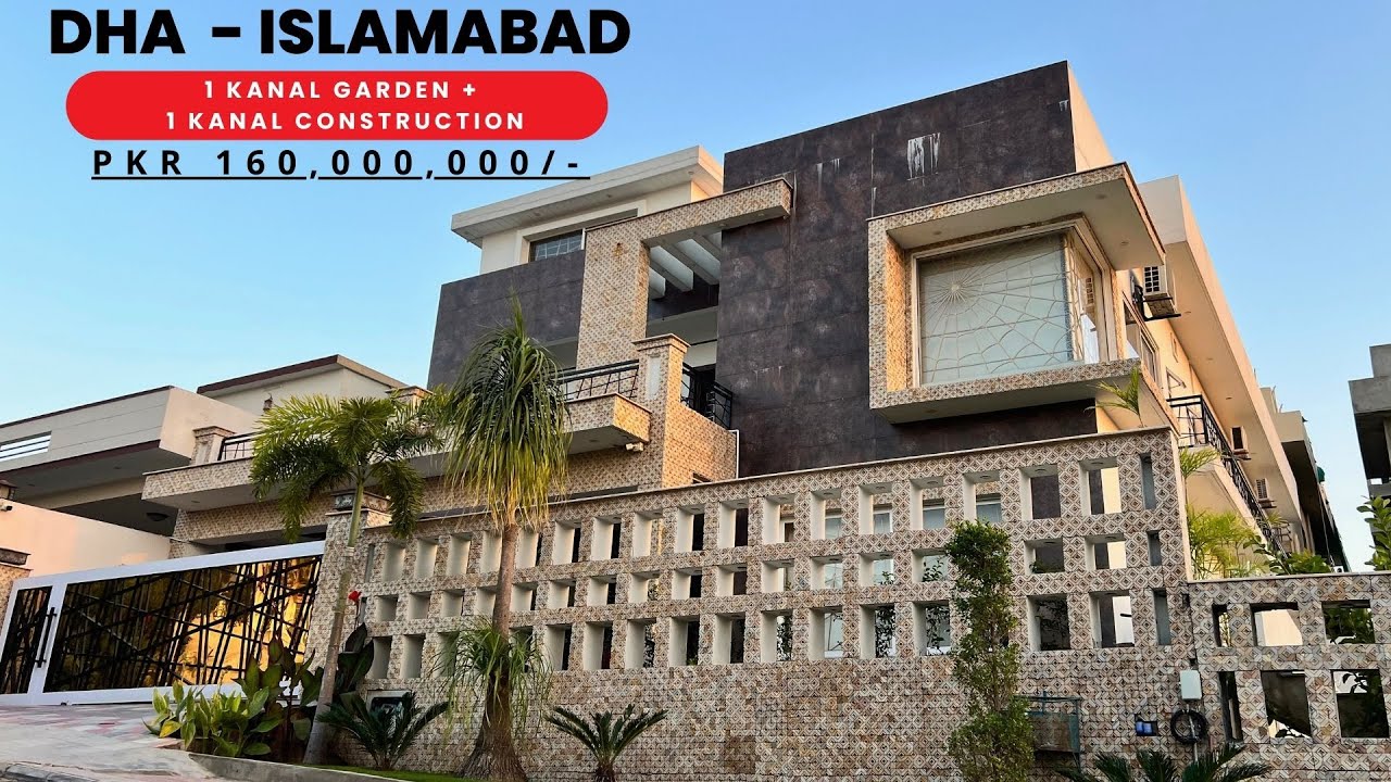 2 Kanal Ultra Luxury House For Sale in DHA Islamabad | 7 Bedrooms