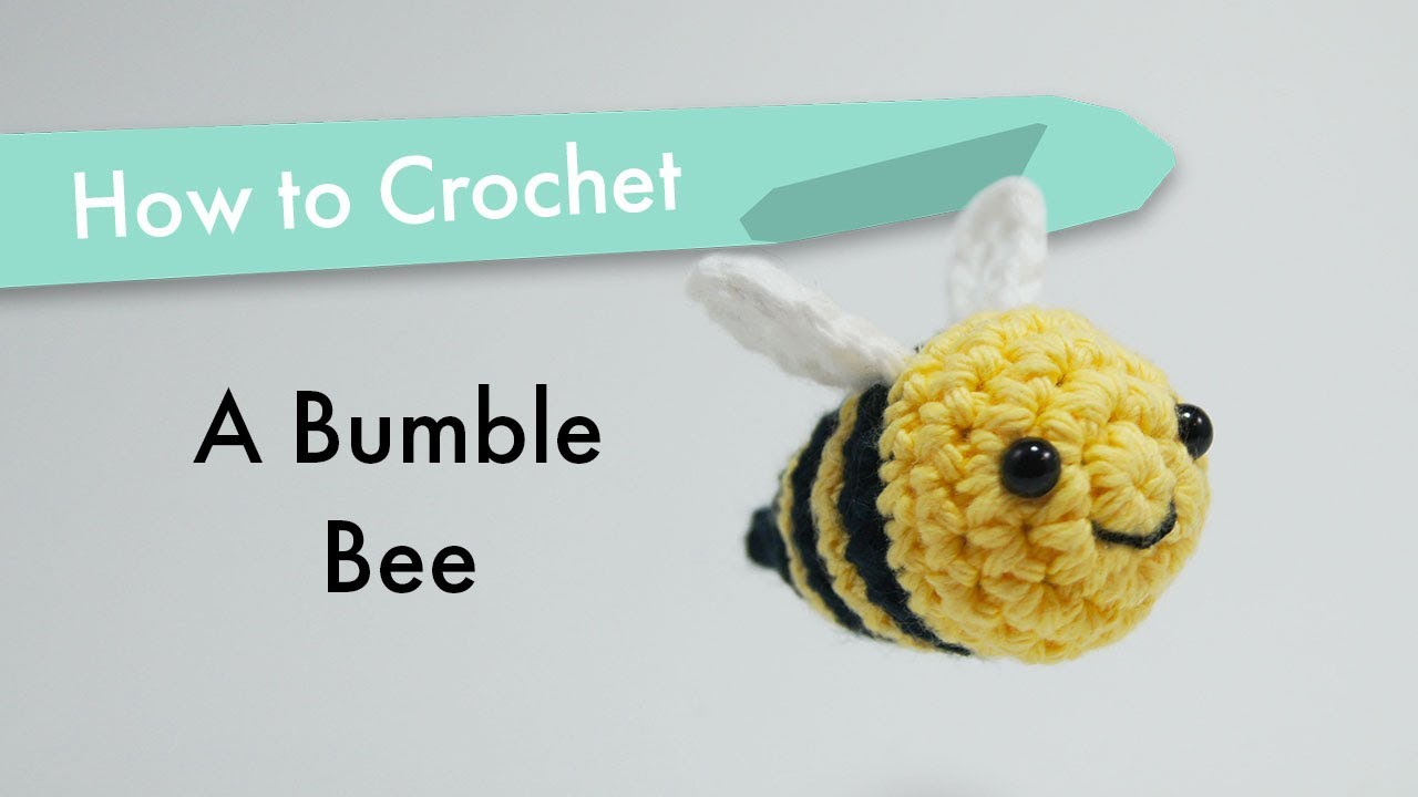 How to Crochet a Bumble Bee || Amigurumi Pattern Tutorial