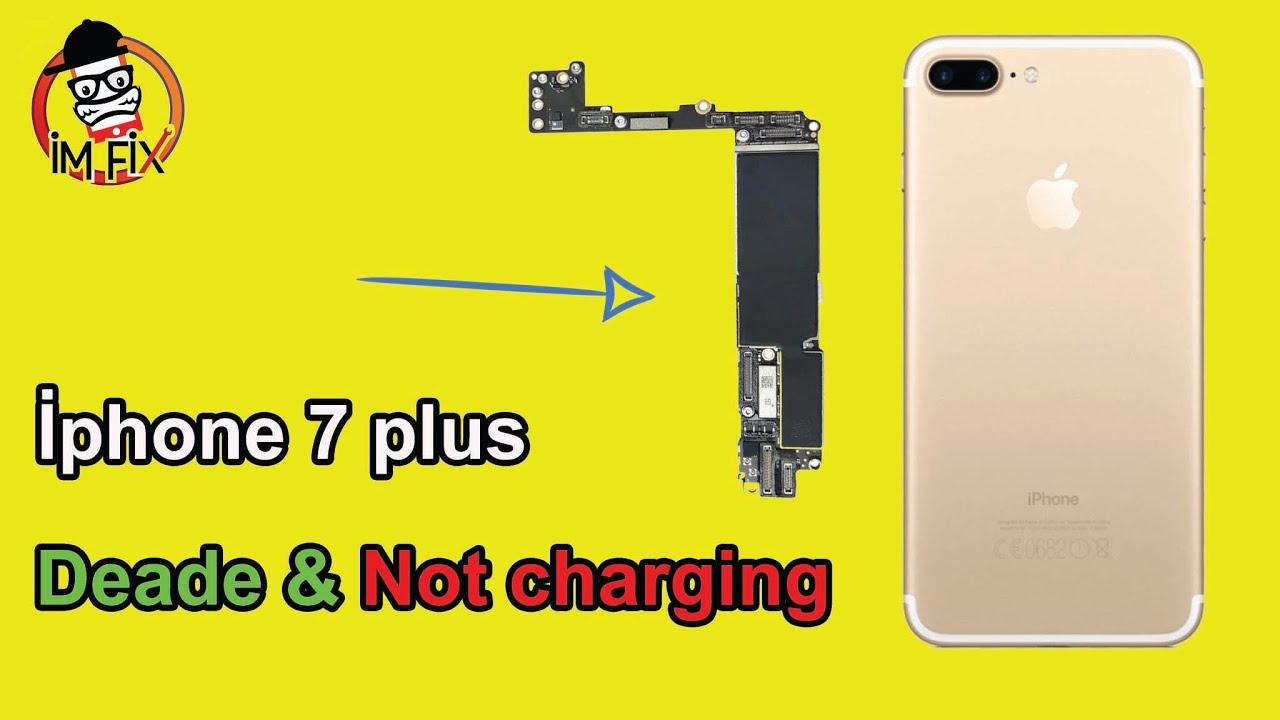 How to Repair deade and not charging İphone 7 plus .No power .Not Charging .