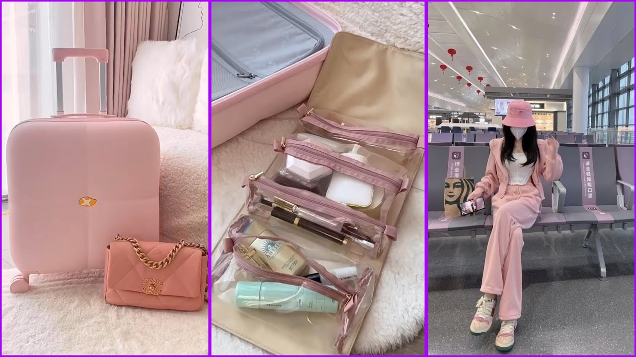 Immersive Suitcase Storage:🎀What Do Girls Bring For Holiday Travel?✨