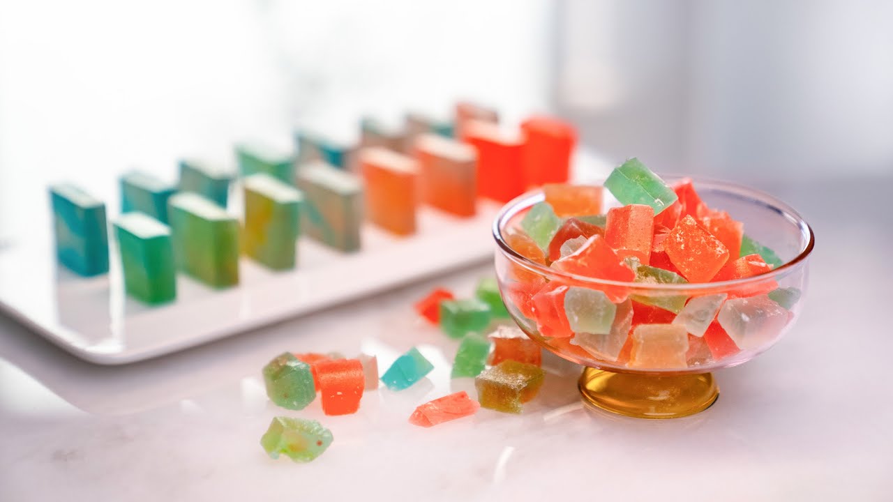 How to make Crystal Gummy Candy (Japanese Kohakutou)