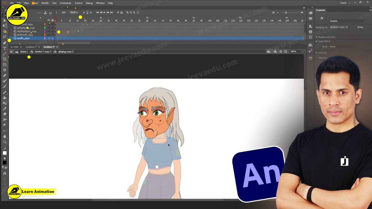 How to Create 2D Character Animation | कार्टून विडियो बनाना सीखे  | @LearnAnimationHindi