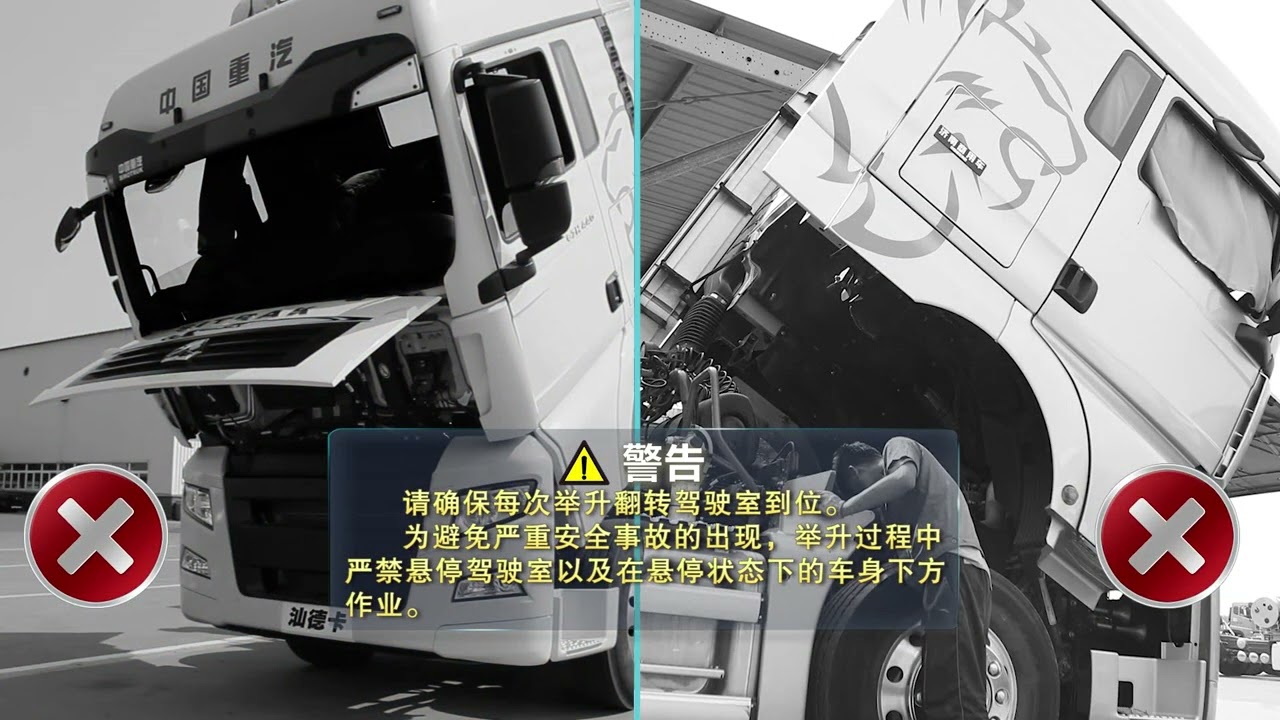 1  SITRAK 賽德卡基本操作 掀車頭