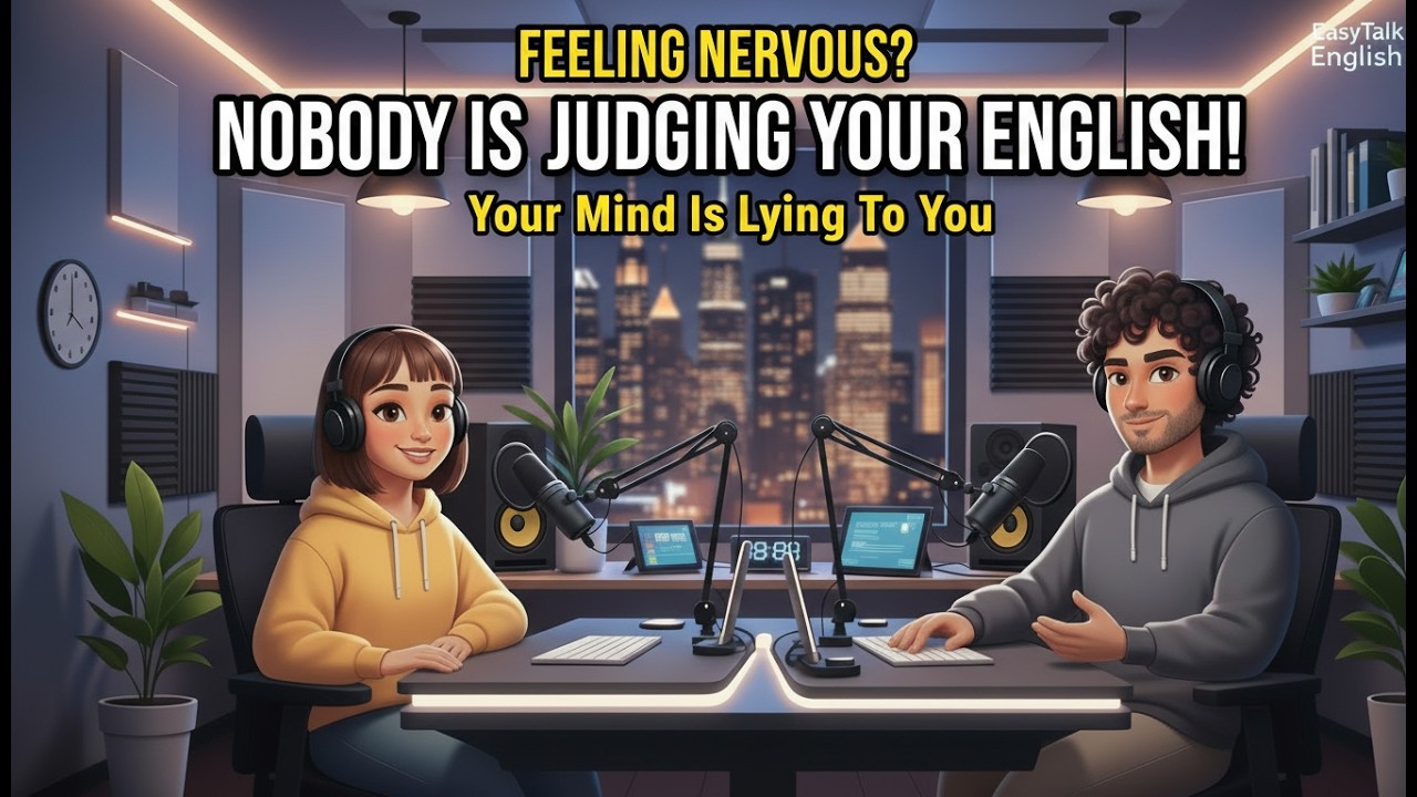 Nobody Is Judging Your English (Your Mind Is Lying to You) | Daily English Conversation