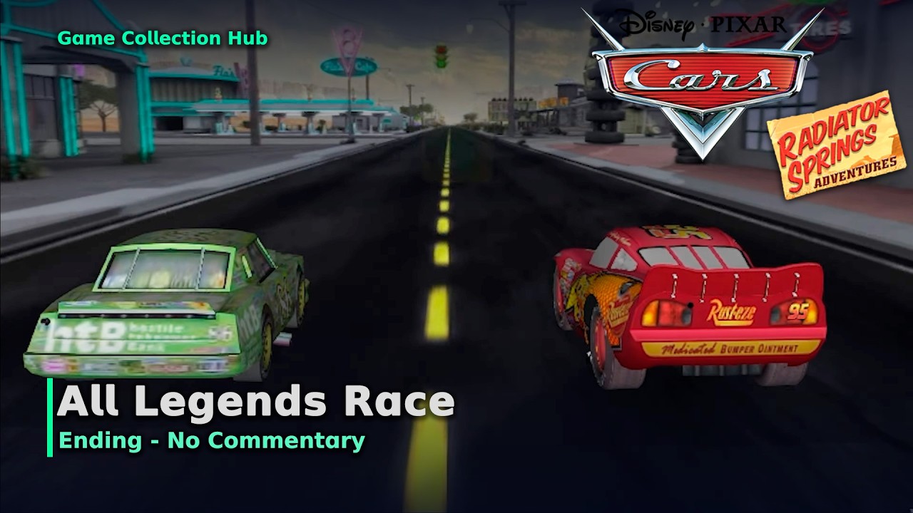 Cars: Radiator Springs Adventures - All Legends Race (Ending) (No Commentary)