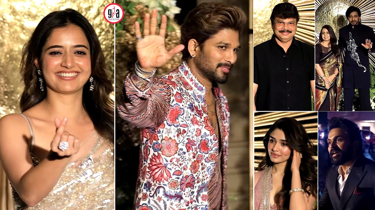 Allu Arjun & Ashika Ranganath Visuals |Vijay Deverakonda & Rashmika Mandanna Wedding Reception