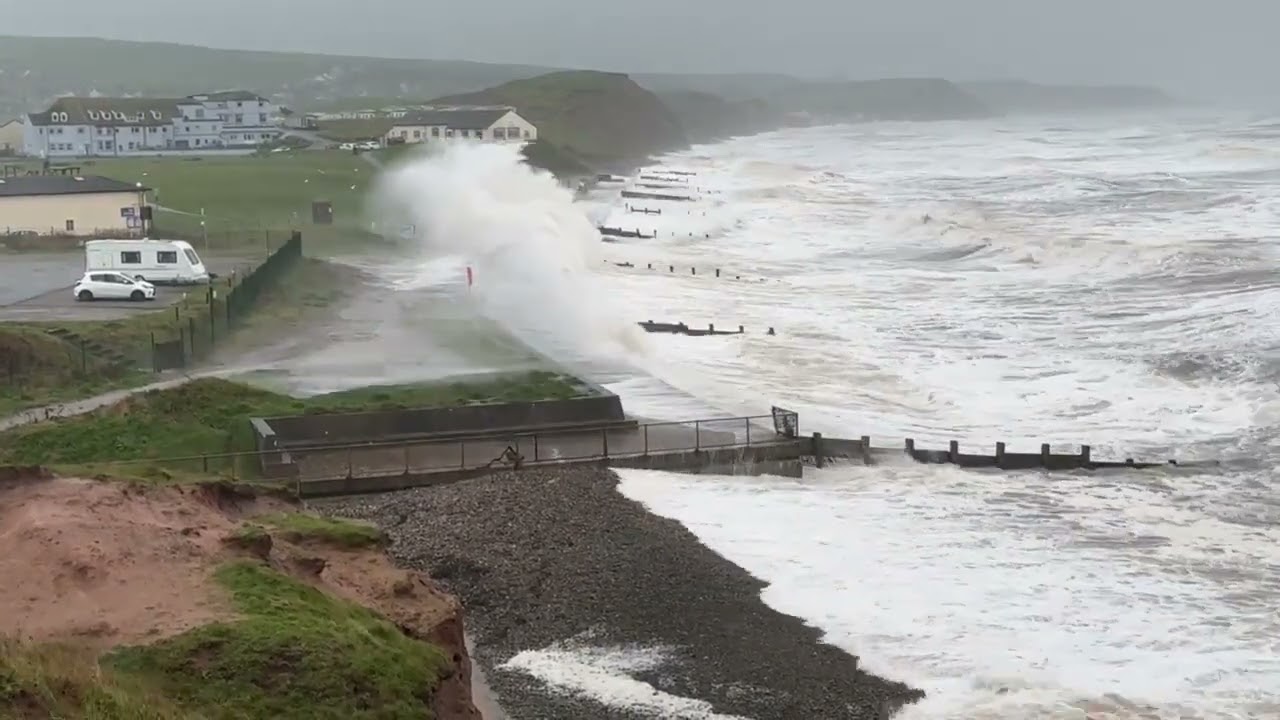 Storm Debi impacts St Bees