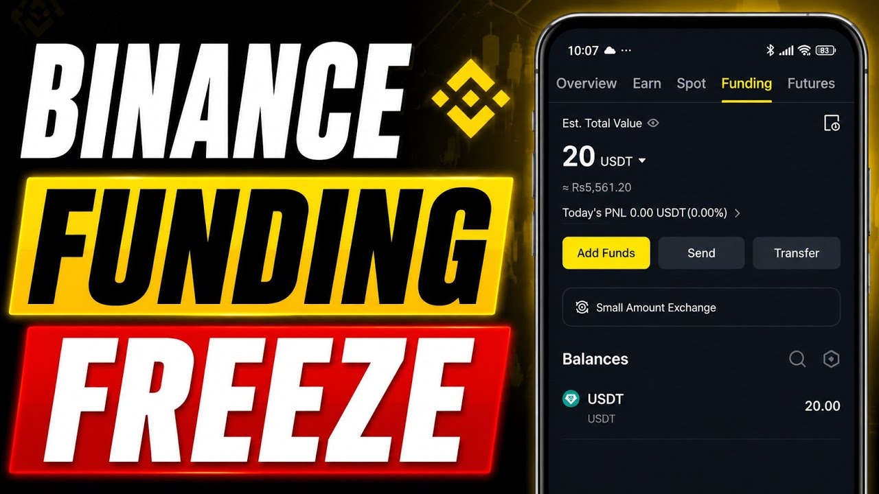 Binance Funding Balance Freeze Solution | How to Unfreeze Balance in Binance | Funding Wallet Freeze