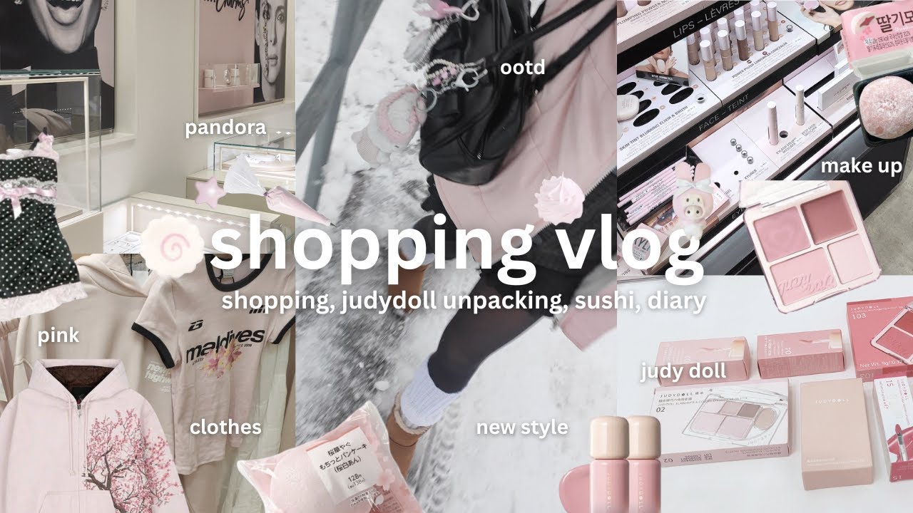 ШОППИНГ-ВЛОГ🎐✉️ | Одежда с Pinterest, европейские магазины, Bershka, вирусный обзор покупок косме...