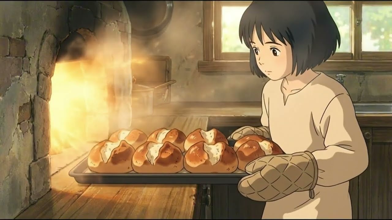 Cozy Girl Baking Pastries –  Afternoon in the Kitchen (優しい午後のキッチン) | Lofi Piano & Ghibli Ambience