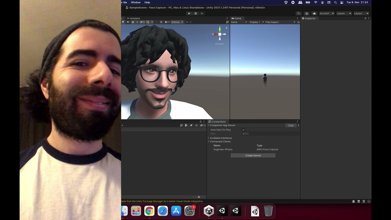Ready Player Me x Unity Live Capture / Face Capture App