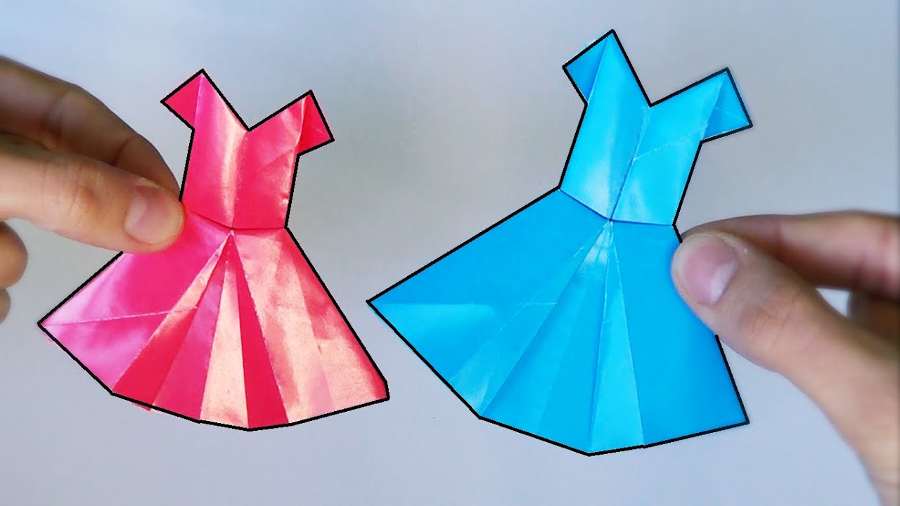 Cómo hacer un Vestido de Papel - Origami