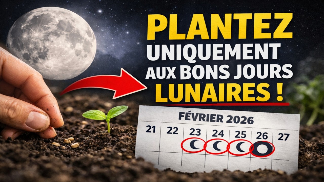 NE PLANTEZ QUE DURANT CES JOURS ! 🤫 Voici le secret pour réussir vos semis : le calendrier lunaire