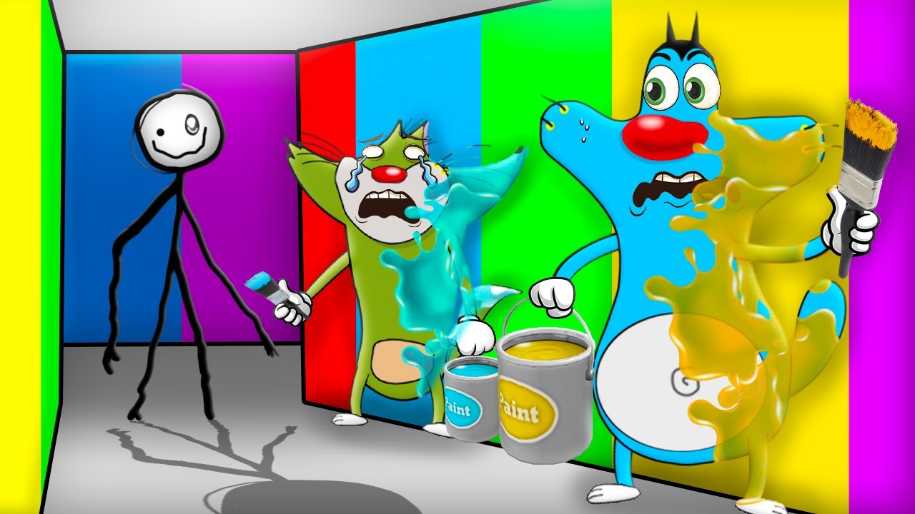 Roblox Colour Or Die Secret Ending With Oggy And Jack | Rock Indian Gamer |