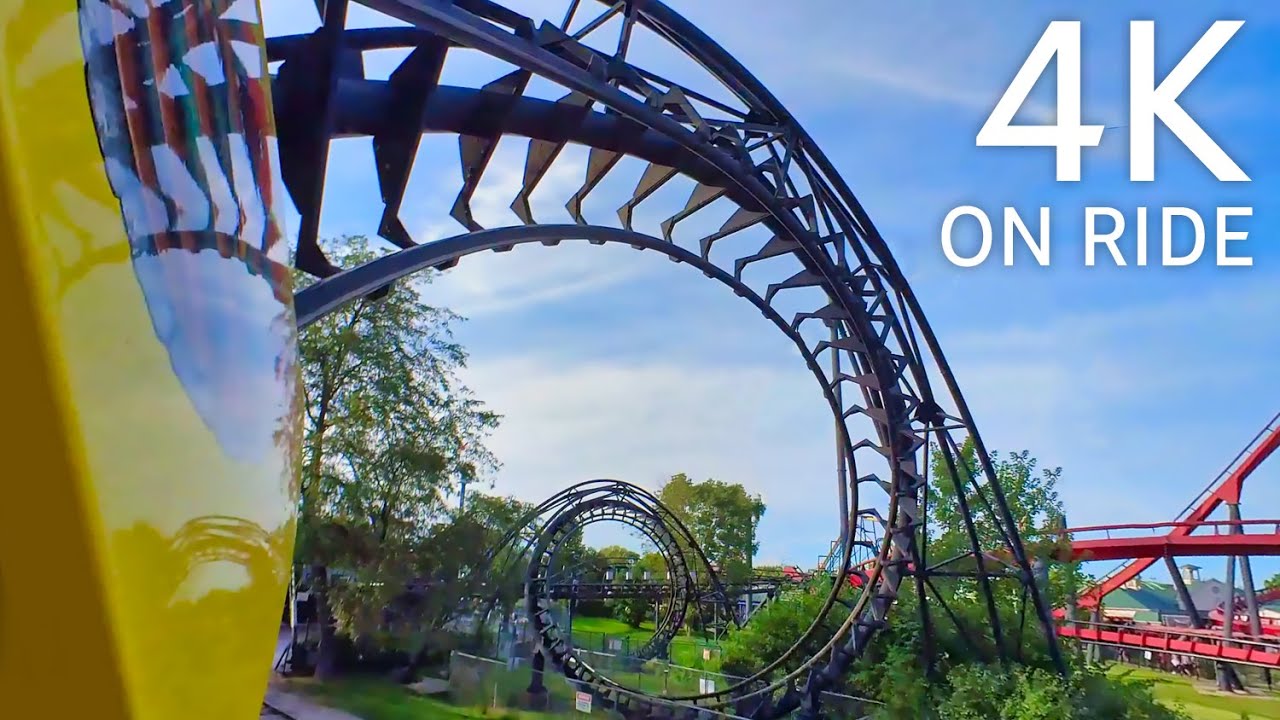 [4K-On Ride] Demon - Six Flags Great America