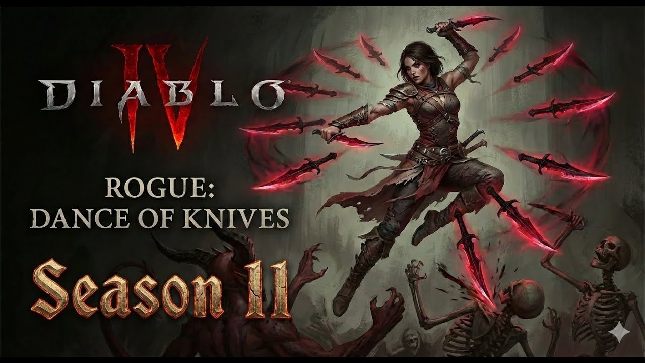 Diablo 4 Season 11: Dance of Knives Rogue Build Guide | Insane Speed & Damage