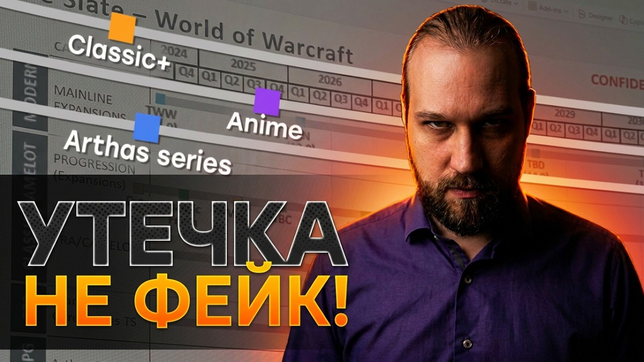 [Расследование] УТЕЧКА НЕ ФЕЙК! Аниме, Warcraft 4, Classic+ и сериал по WoW