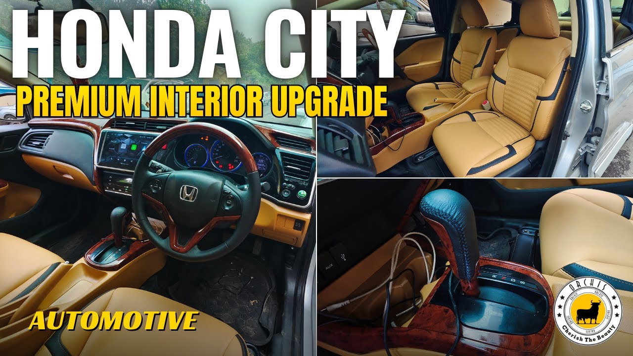 Новый взгляд на роскошь: преображение интерьера Honda City Premium | Индивидуальные сиденья и эле...
