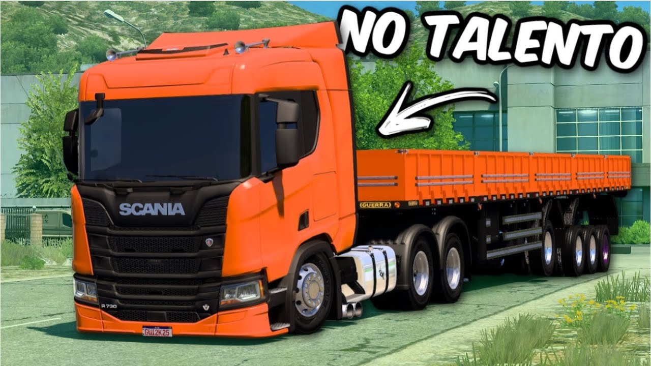 MONTEI UMA SCANIA DAS NOVA REBAIXADA NA CARRETA 4 EIXO | ETS2 MODS GRÁTIS