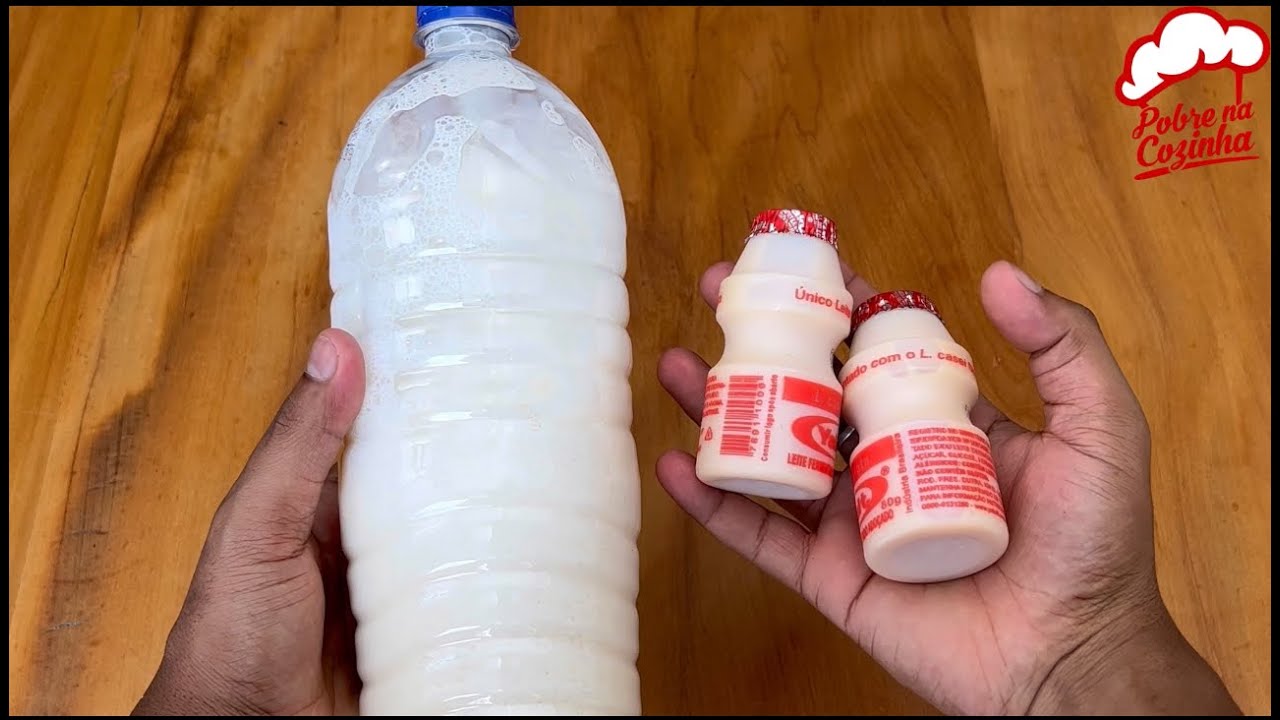 A Yakult não quer que você saiba disso, faça 1 litro usando apenas 2 garrafinhas