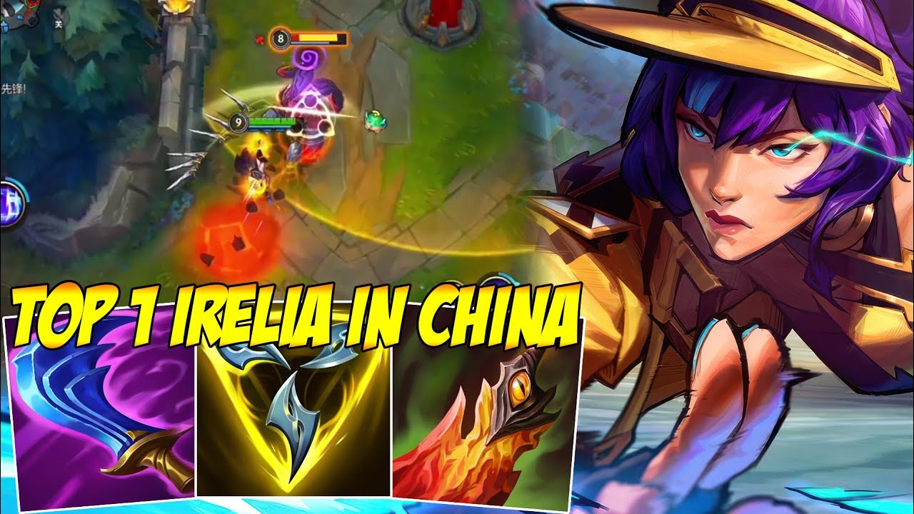 THE BEST IRELIA PLAYER IN THE WORLD FULL GAMEPLAY - WILD RIFT