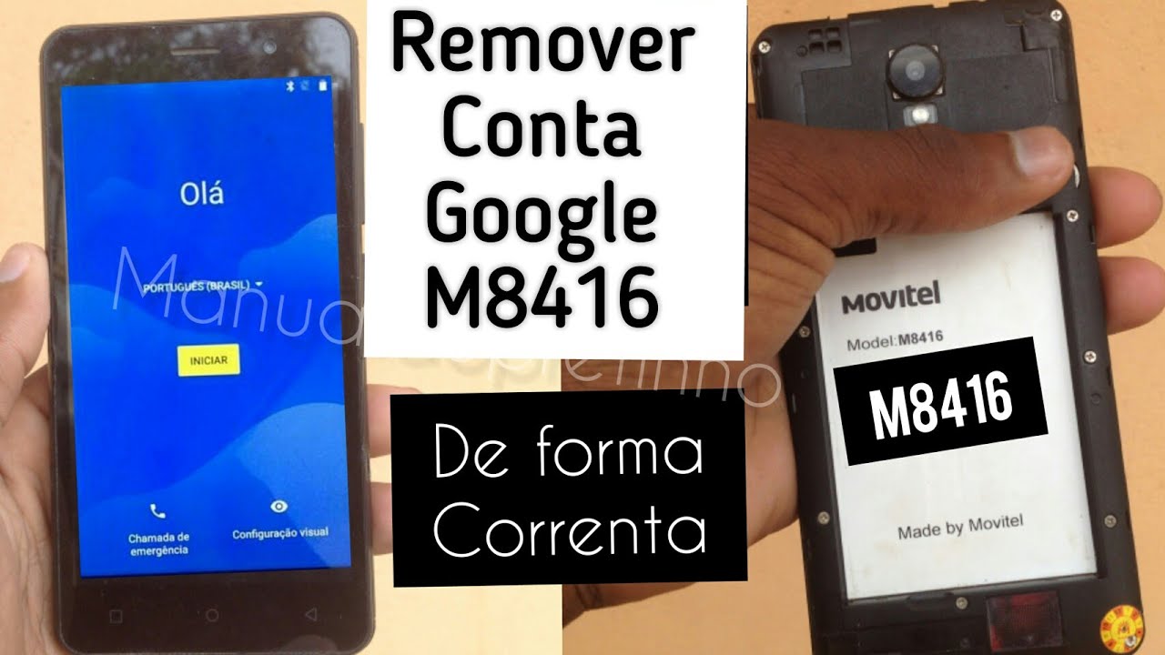 Como remover Conta Google Movitel M8416 | Google Account Movitel  M8416 | Movitel M8416