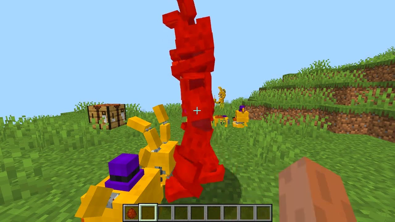 СЕКРЕТНЫЕ ПЕРСОНАЖИ ФНАФ МОД В МАЙНКРАФТ Fnaf Minecraft