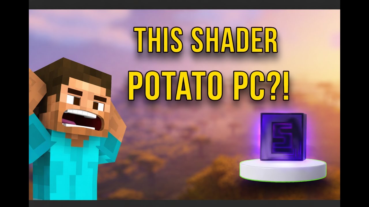 This Shader Runs on a POTATO PC?! 😱 | 60FPS Minecraft Shader | Best Minecraft Shader for Low End PC