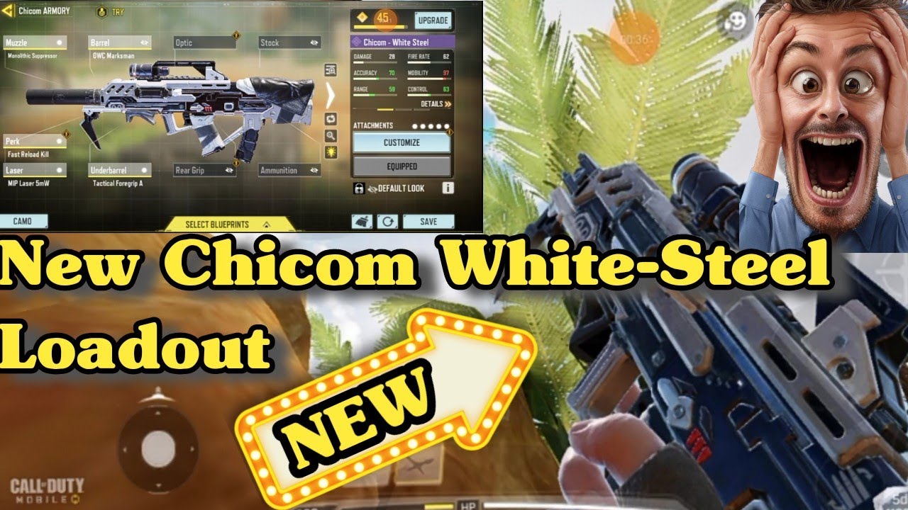 *New* Best FAST ADS + NO RECOIL CHICOM White Steel Gunsmith in Season 6 CODM