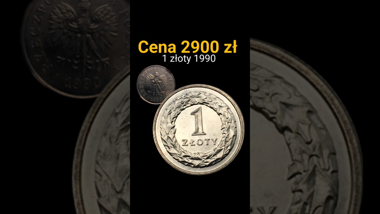 1 złoty 1990, sprzedane w cenie 2900 NGC MS 68  Skup Monet Banknot&oacute;w 1990
