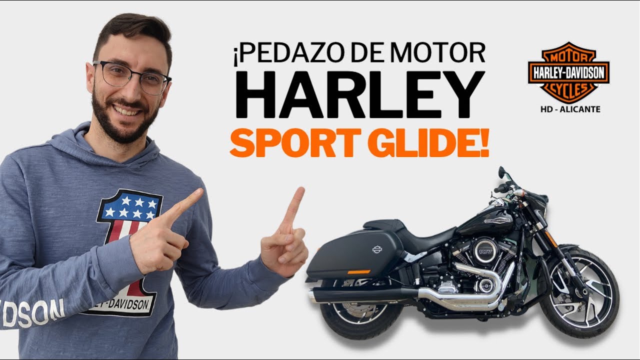 ¡PEDAZO DE MOTOR HARLEY SPORT GLIDE!